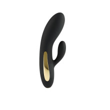 Vibrador Doble Estimulación Recargable Rabbit Splendor Negro