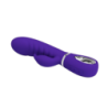Vibrador Doble Estimulación Recargable Super Soft Silicone Prescott Pretty Love