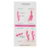 Vibrador Doble Estimulación Recargable Tapping Bunny & Clide