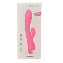 Vibrador Doble Estimulación Recargable Tapping Bunny & Clide