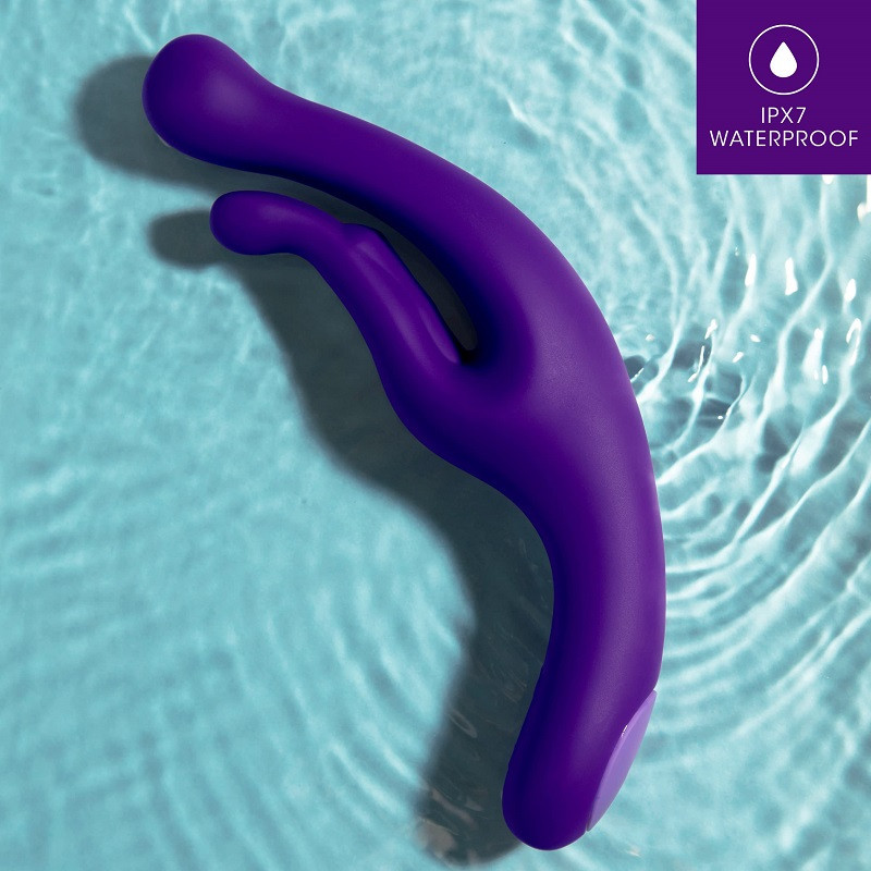 Vibrador Doble Estimulación Recargable Wellness G Wave Blush