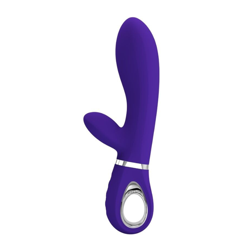 Vibrador Doble Estimulación Super Soft Silicone Thomas Pretty Love