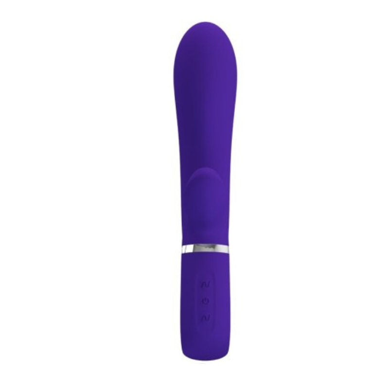 Vibrador Doble Estimulación Super Soft Silicone Thomas Pretty Love