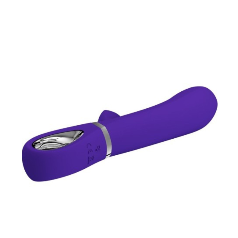 Vibrador Doble Estimulación Super Soft Silicone Thomas Pretty Love