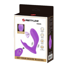 Vibrador Doble Estimulacón Recargable Control Remoto Idabelle Pretty Love