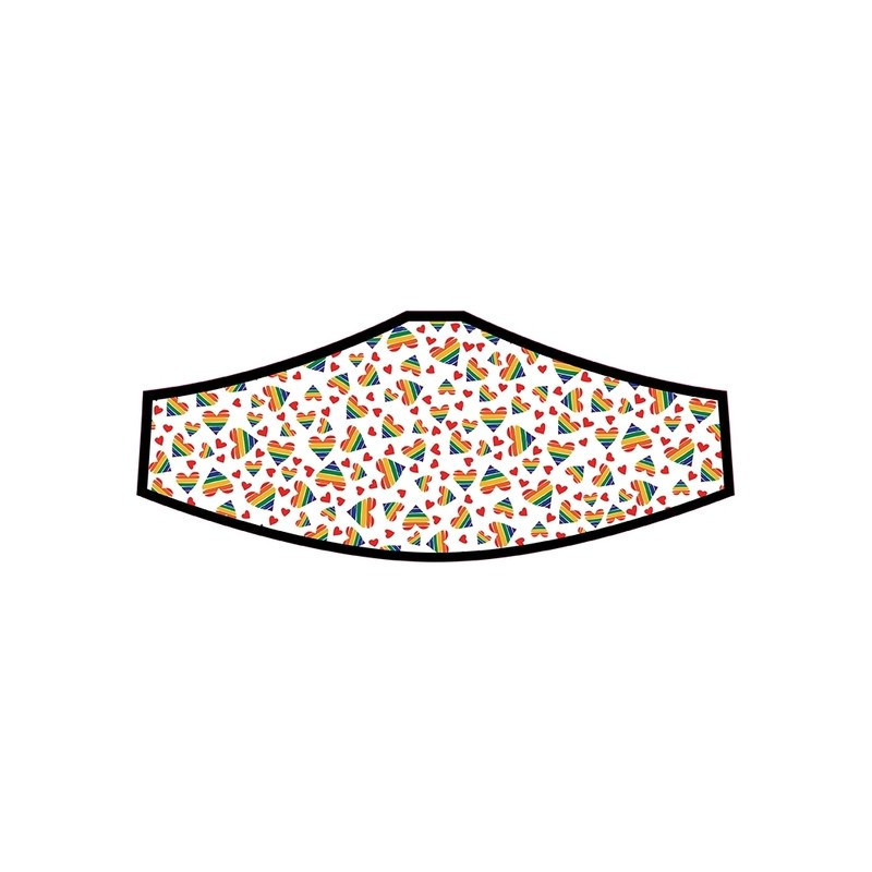 Accesorio Sexy Mask By Shots MSK 002 Corazones Arcoíris