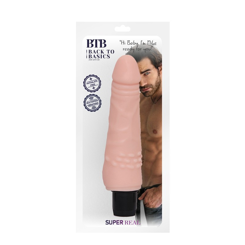 Vibrador Realístico De Pilas BTB Mike