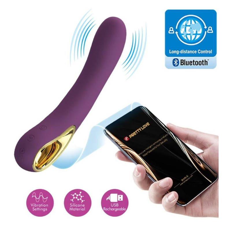 Vibrador Recargable APP Ethan Pretty Love