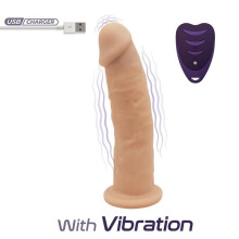 Vibrador Recargable Con Control Remoto Silexd 7 Modelo 2 Beis