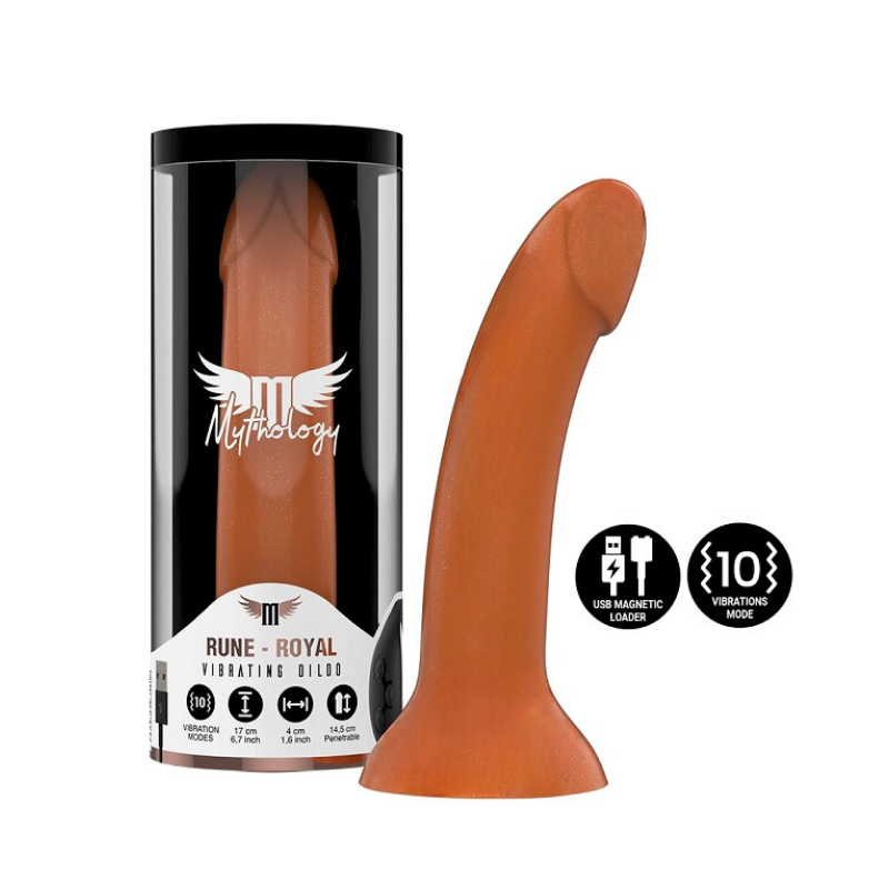 Vibrador Recargable con Ventosa Mythology Rune Royal M