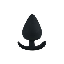 Anal Plug Cónico Tope Ancla Negro M