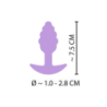 Anal Plug Cuties Mini Butt Plug Silicone Morado