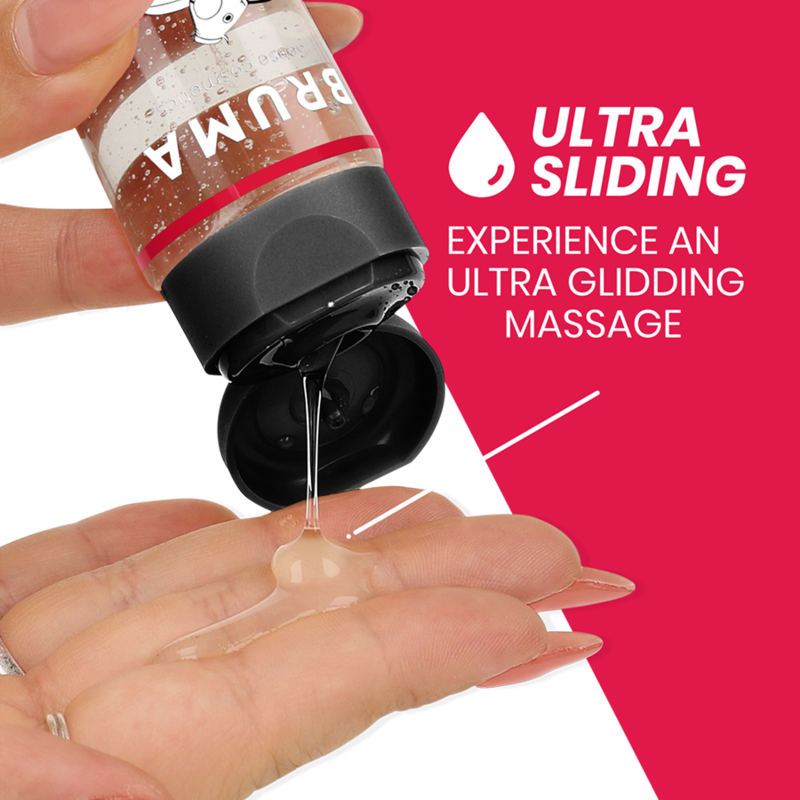 Aceite de Masaje Fresa Con Calor 3 en 1 Bruma