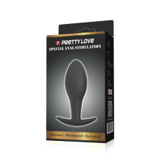 Anal Plug Pretty Love Plug Anal Ancla Silicona Negro