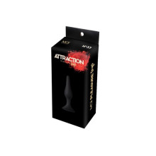 Anal Plug Succión Silicona Mai Negro Nº34 L