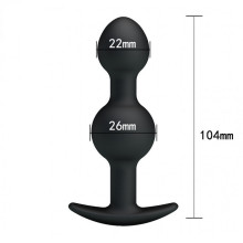 Ancla Anal Doble 10,2 cm Pretty Love