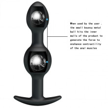 Ancla Anal Doble 12,5 cm Pretty Love