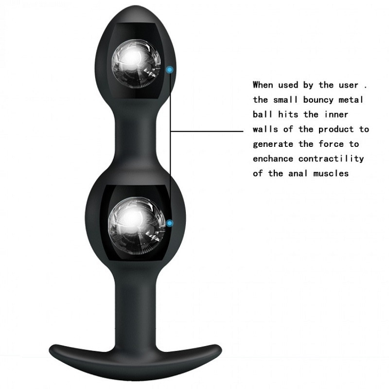 Ancla Anal Doble 12,5 cm Pretty Love