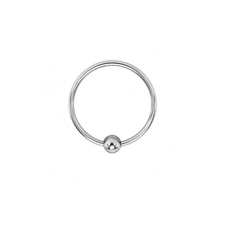 Anillo Acero 1 Bola Locked Single Torc 27 mm
