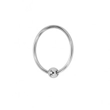 Anillo Acero 1 Bola Locked Single Torc 27 mm
