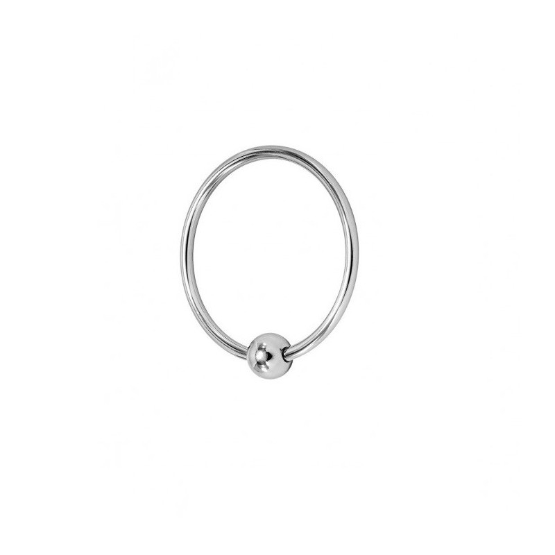 Anillo Acero 1 Bola Locked Single Torc 27 mm
