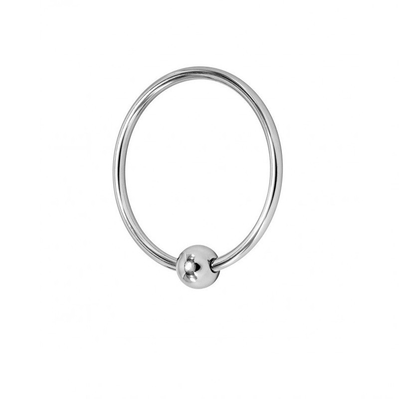 Anillo Acero 1 Bola Locked Single Torc 35 mm