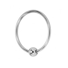 Anillo Acero 1 Bola Locked Single Torc 40 mm