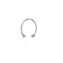 Anillo Acero Abierto 2 Bolas Locked Torc 28 mm