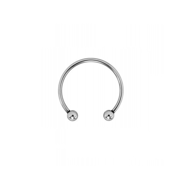 Anillo Acero Abierto 2 Bolas Locker Torc 40 mm