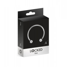 Anillo Acero Abierto 2 Bolas Locker Torc 40 mm