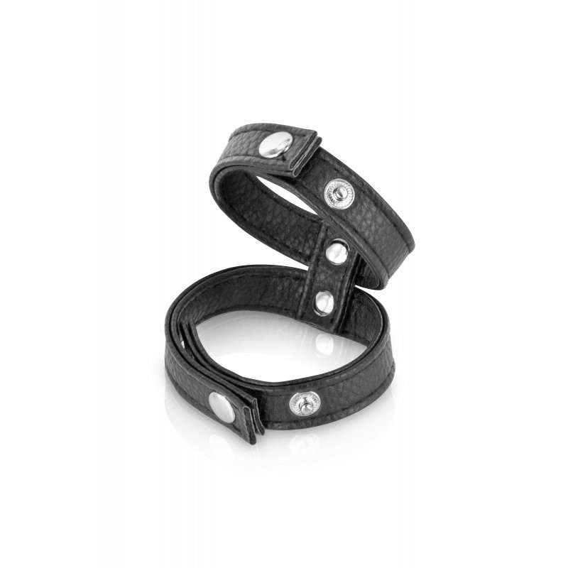 Anillo Doble Con Corchetes Fetish Tentation
