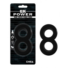 Anillo Doble Duo Cock 8 Ball Ring GK Power