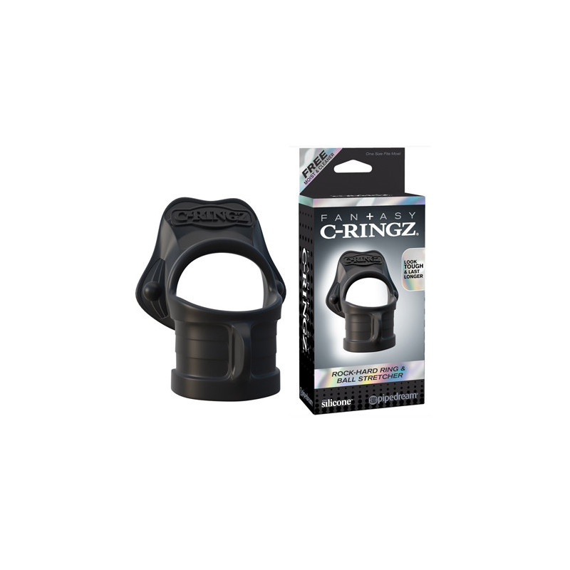 Anillo Doble Pene y Testículos Anti-retracción Fantasy G-Ringz