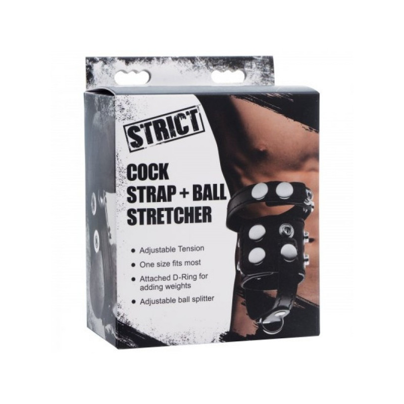 Anillo Doble Pene y Testículos Ball Stretcher Strict
