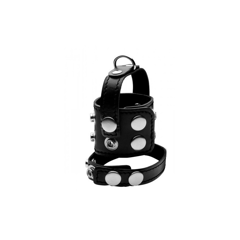 Anillo Doble Pene y Testículos Ball Stretcher Strict