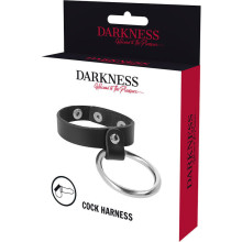 Anillo Doble Pene Y Testículos Cock Harness Darkness