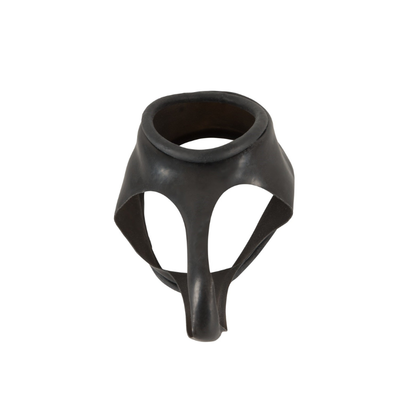 Anillo Doble Pene y Testículos Látex