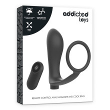 Anillo Estimulador Vibrador Recargable Addicted Toys Control Remoto