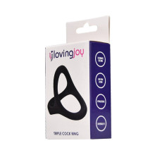Anillo Loving Joy Silicone Triple Cock Ring