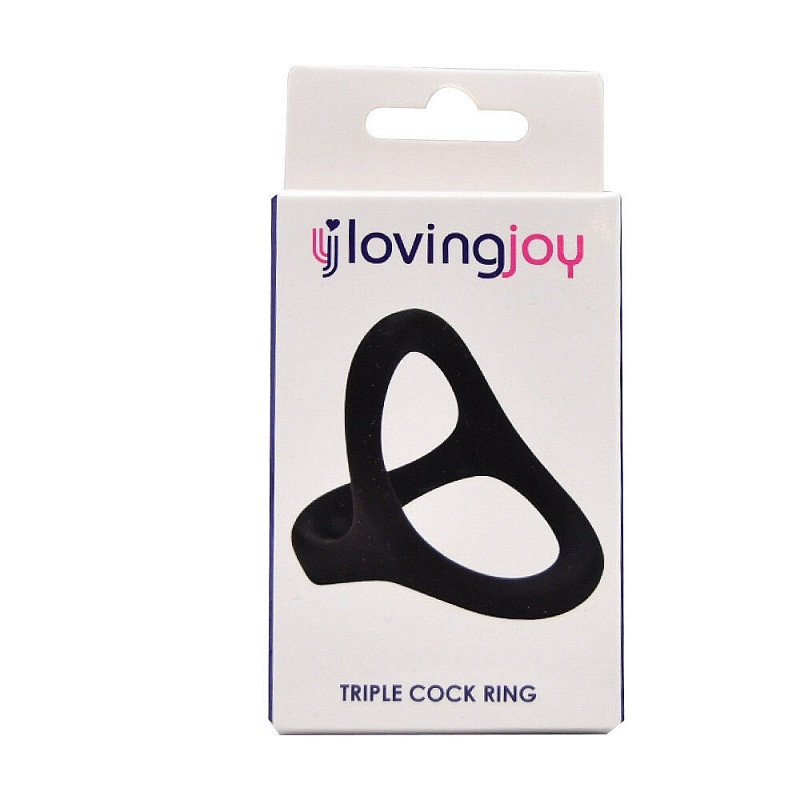 Anillo Loving Joy Silicone Triple Cock Ring