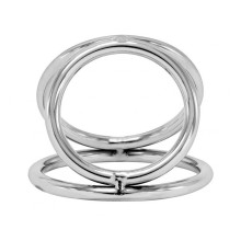 Anillo Pene Acero Locked Ring Triple Ring 50/37/45 mm