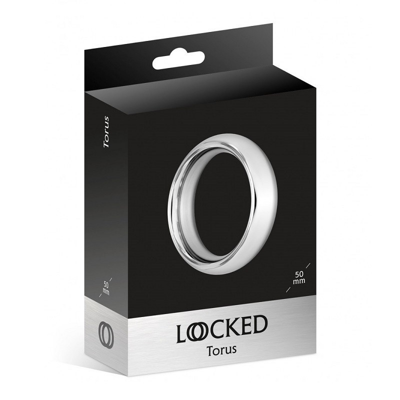 Anillo Pene Acero Locked Torus 50 mm x 20 mm