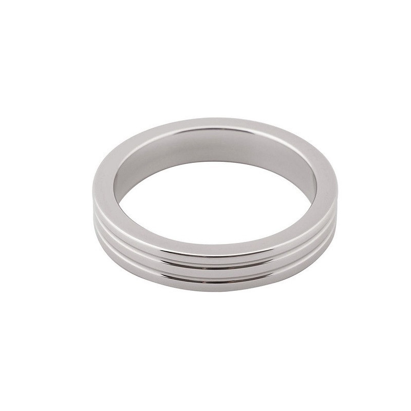 Anillo Pene Kiotos Metal Ribbed Steel 50 mm