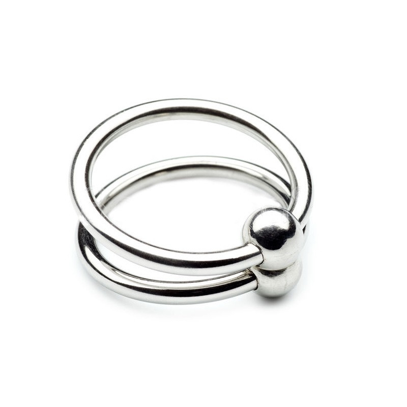 Anillo Pene Metal Hard Doble Acero 33 mm