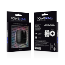 Anillo Pene o Testículos Powering PR11 Negro
