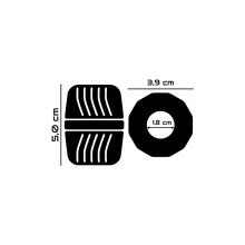 Anillo Pene o Testículos Powering PR11 Negro