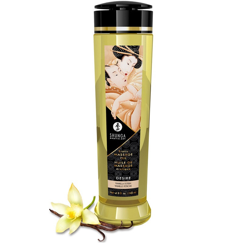 Aceite Erotic Massage Oil Desire Vainilla Shunga 240 ml
