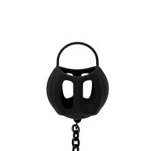 Anillo Pene y Testículos con Plug Anal Silicona Black Velvets