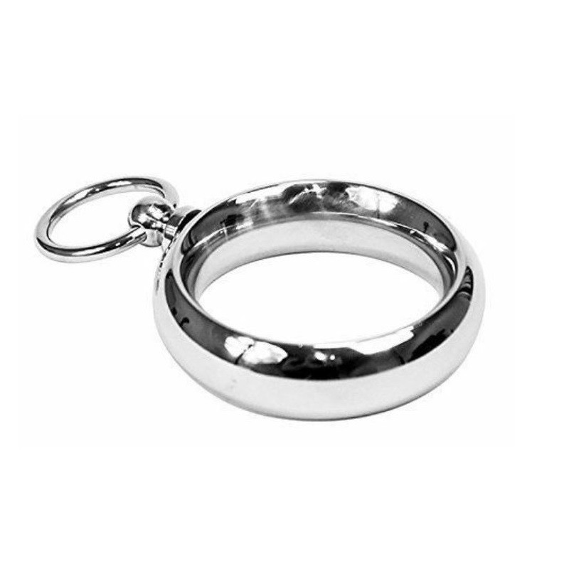 Anillo Pene Y Testículos Metal Rimba 55 mm Con Anilla Pequeña