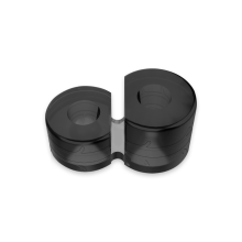 Anillo Pene y Testículos Powering PR09 Negro